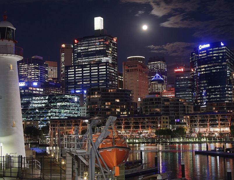 澳大利亚悉尼达令港实景图