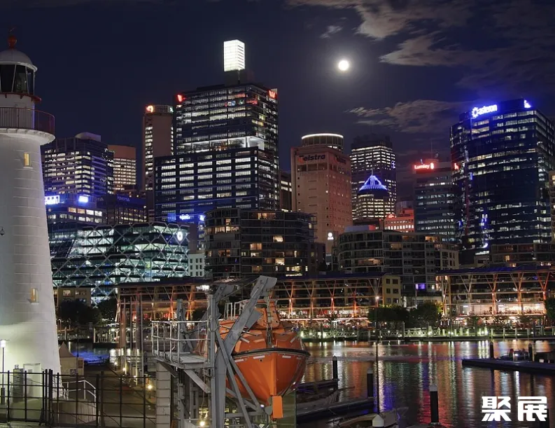 澳大利亚悉尼达令港实景图