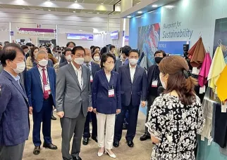 韩国纺织展现场图片2