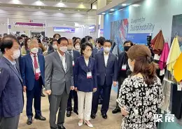 韩国纺织服装面料展展会现场(现场盛况)2