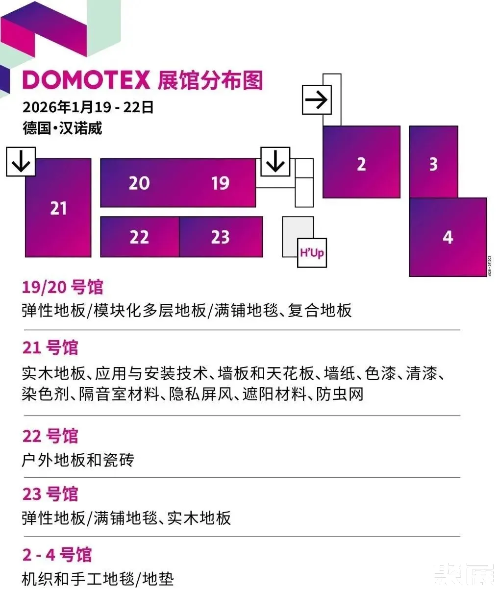 德國地鋪展展館平面圖