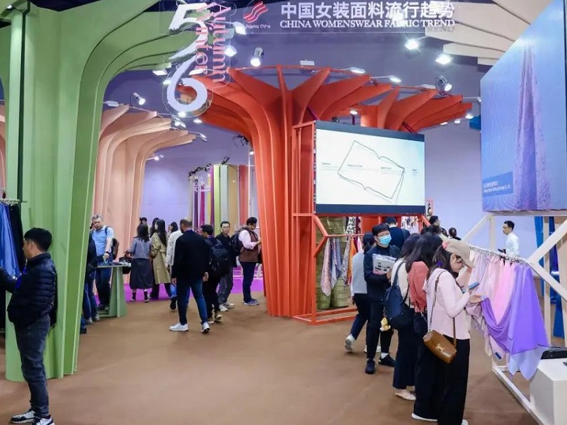 柯桥纺博会展会现场(现场盛况)5