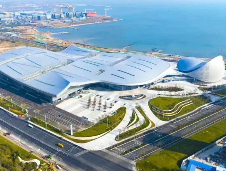 烟台八角湾国际会展中心实拍