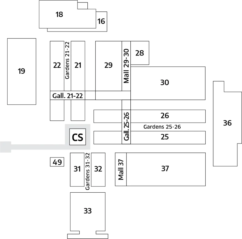 博洛尼亚陶瓷展展馆平面图