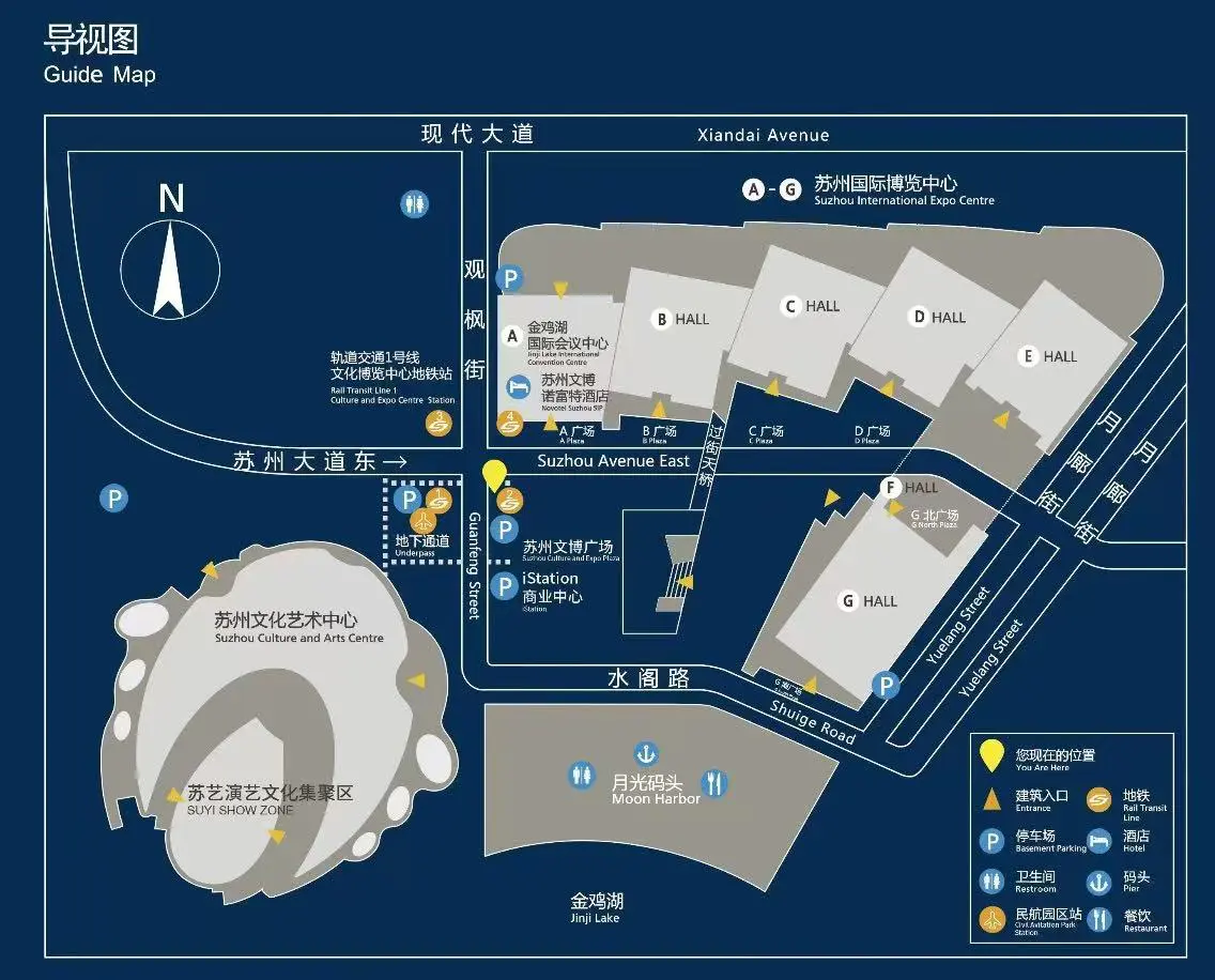 CSEAC半导体展展馆平面图