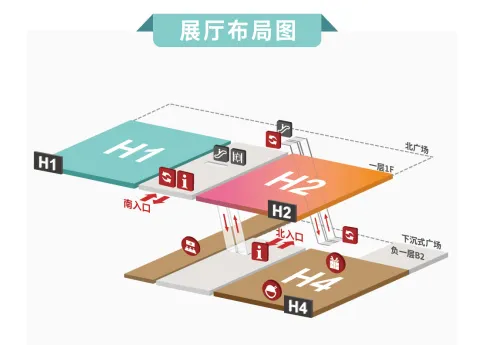 P&I上海影像器材展展館平面圖