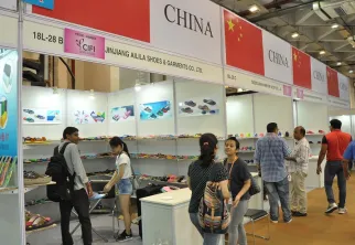 印度鞋展现场图片2