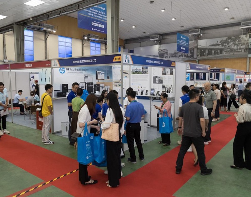 越南办公设备展展会现场(现场盛况)4