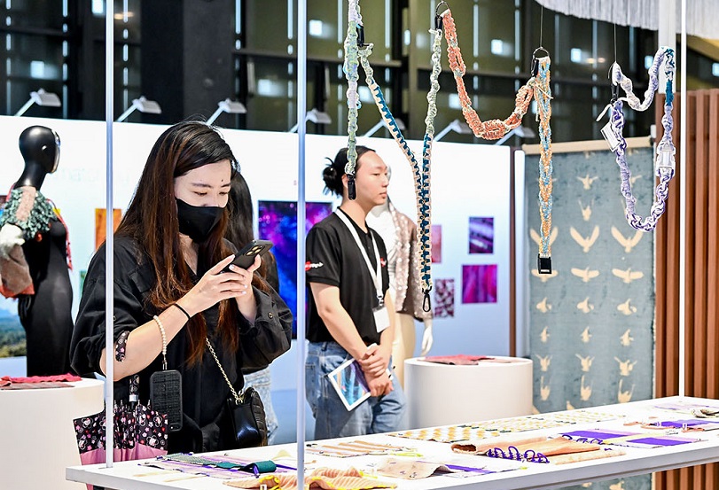 上海纱线针织品展展会现场(现场盛况)4