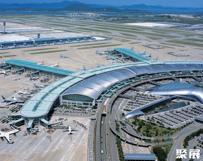 韩国首尔仁川国际机场实拍图