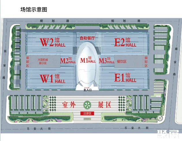 廣饒輪胎展展館平面圖