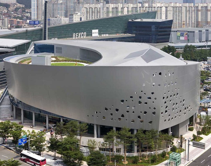 韩国釜山会展中心BEXCO展馆图