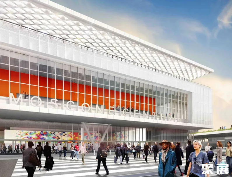 美国旧金山莫斯克尼会议中心实拍图