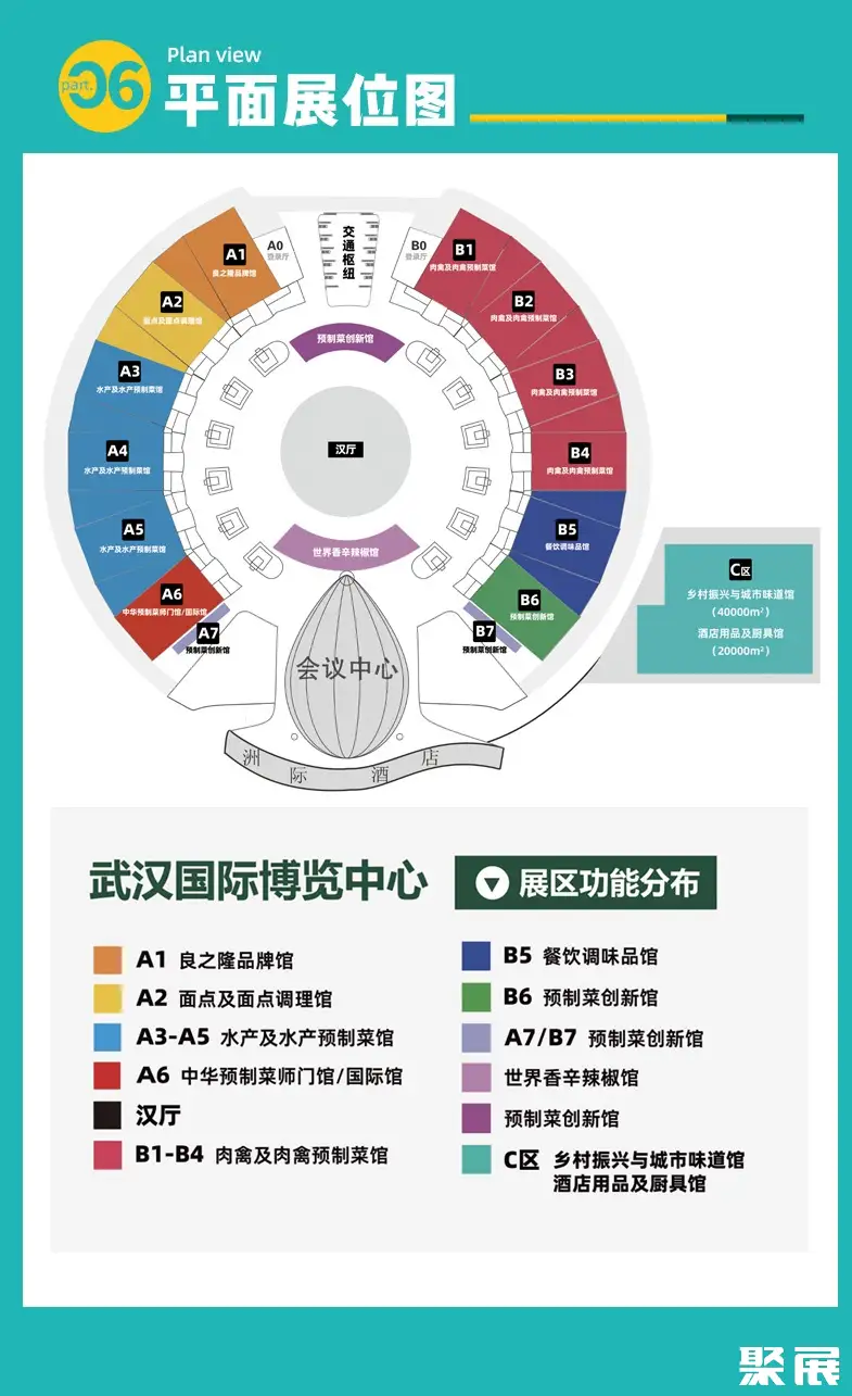 中国食材电商节展馆平面图