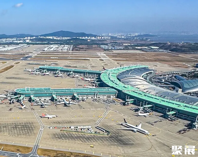 韩国首尔仁川国际机场实拍图