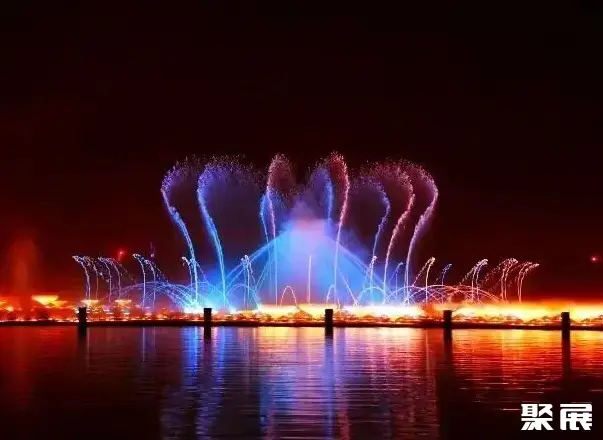 温州苍南县城新区中心湖广场实拍图
