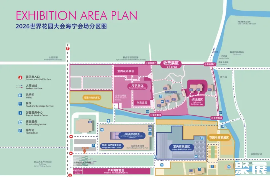 海寧花卉展展館平面圖