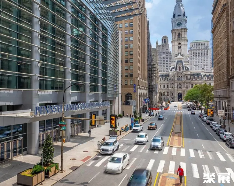 美国费城宾夕法尼亚会议中心实拍图