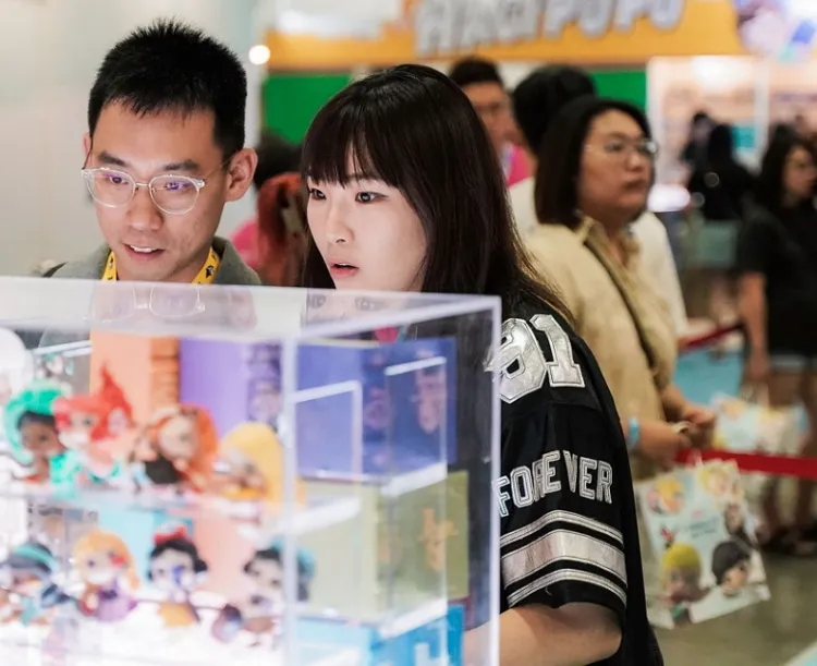 泡泡玛特新加坡潮流玩具展PTS