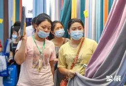 柯桥窗帘墙布展现场图片7