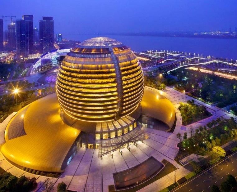 杭州国际会议中心实景图
