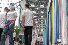 柯桥窗帘墙布展现场图片6