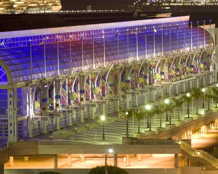 美国长滩会展娱乐中心展馆图