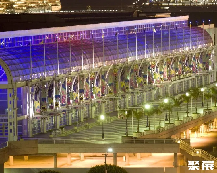 美国长滩会展娱乐中心展馆图