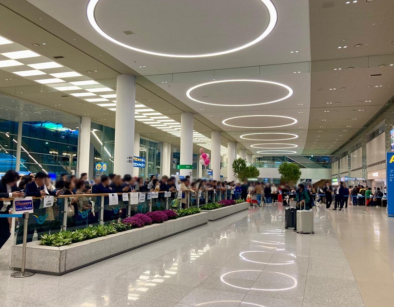 韩国首尔仁川国际机场实景图