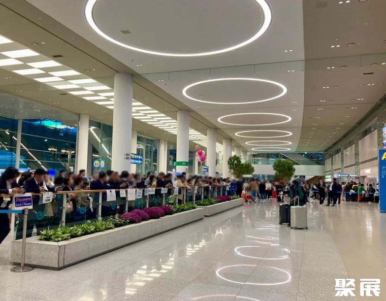 韩国首尔仁川国际机场实景图