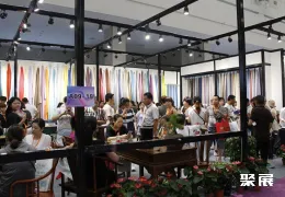 柯桥窗帘墙布展现场图片5