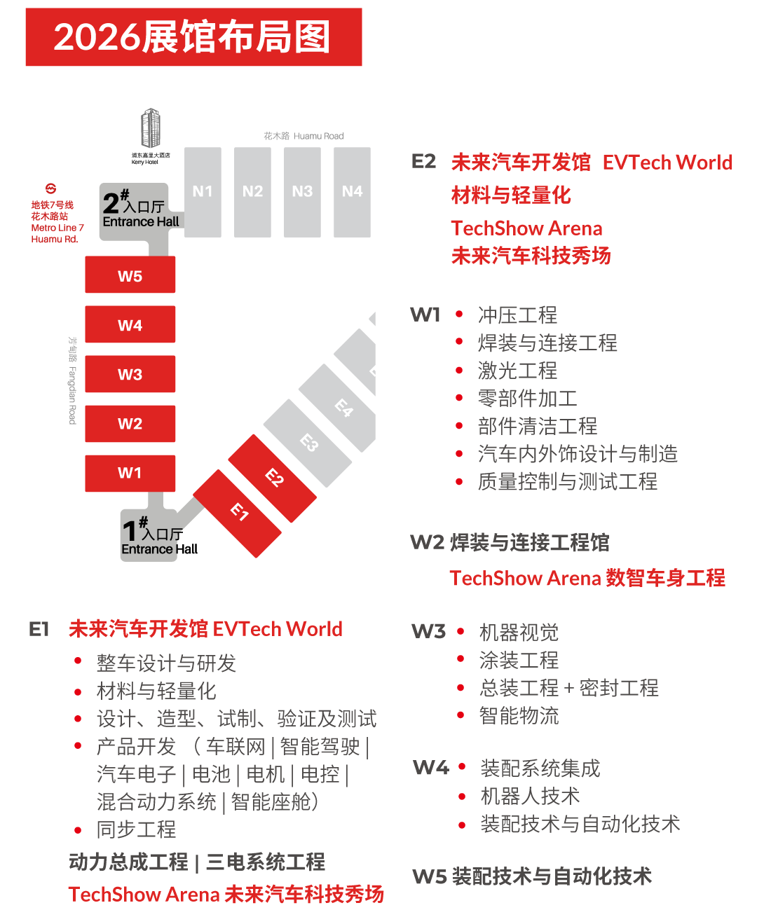 AMTS上海展展馆平面图
