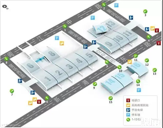 亞太制冷展展館平面圖