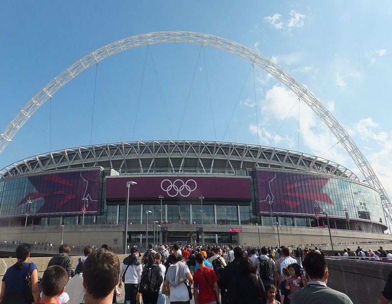 英国伦敦温布利球场实拍图