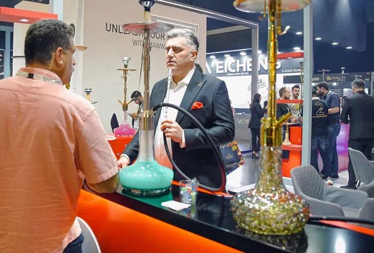 中东迪拜水烟展览会