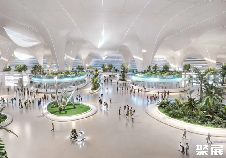 阿联酋迪拜国际机场会展中心实拍