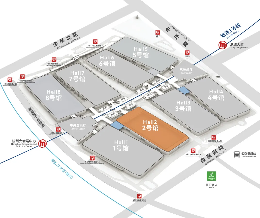 亞洲教育展展館平面圖