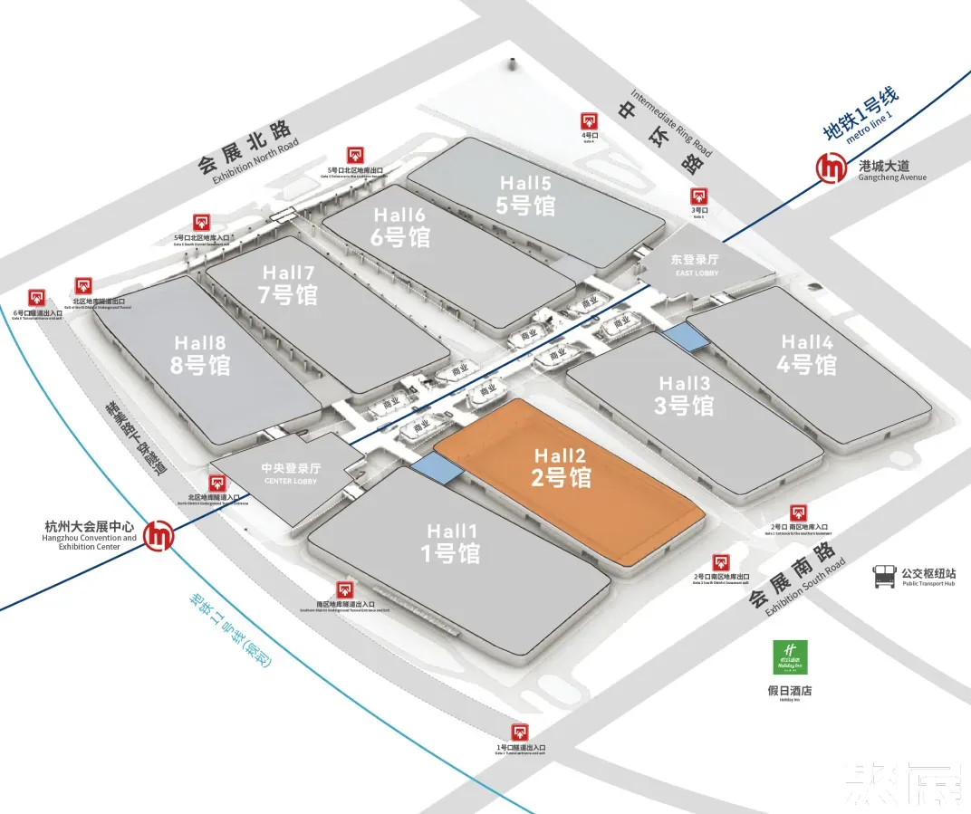 亞洲教育展展館平面圖