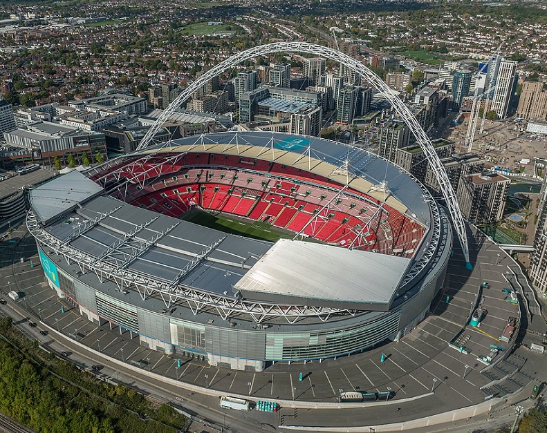 英國倫敦溫布利球場實(shí)景圖