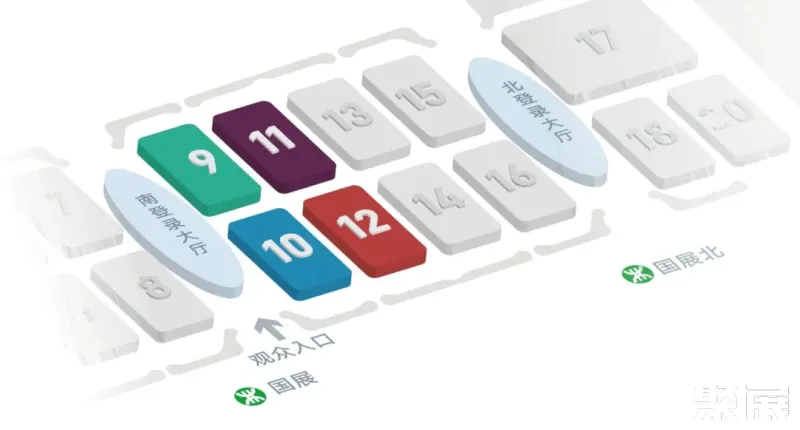 IOTE物联网展展馆平面图