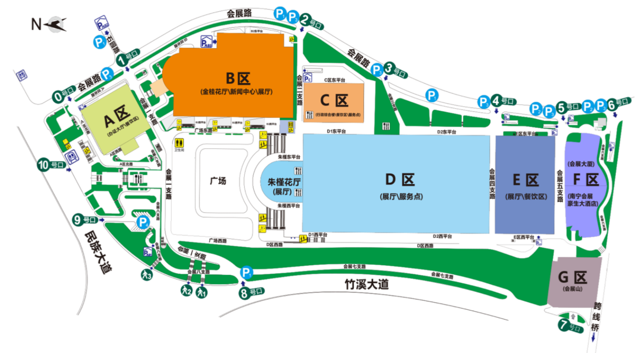 nianningWoodworking Machinery venue floor plan