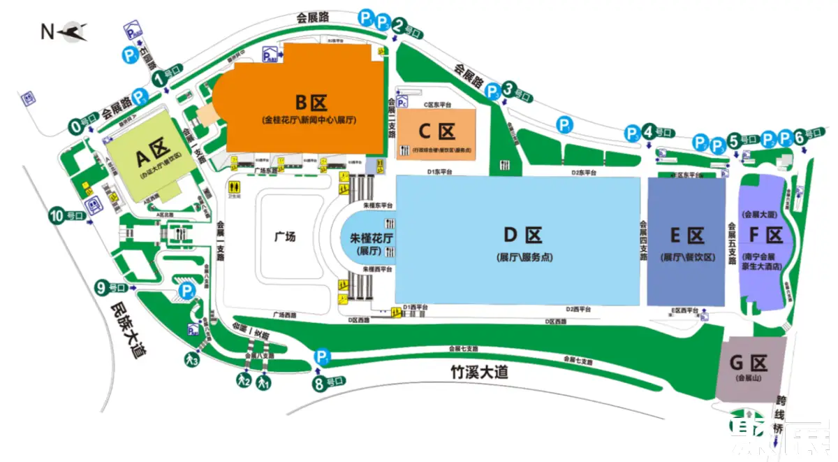 nianningWoodworking Machinery venue floor plan
