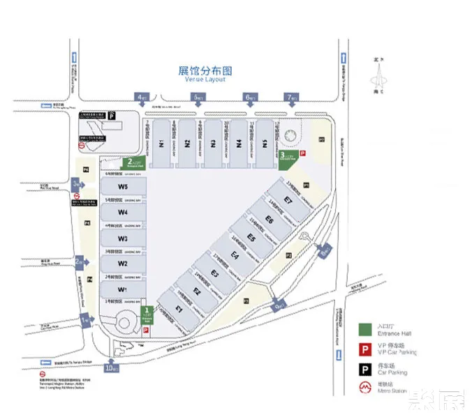 上海熱泵展展館平面圖