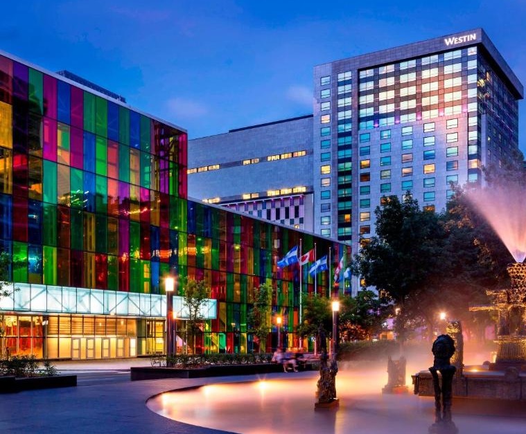 加拿大蒙特利爾威斯汀酒店展館圖