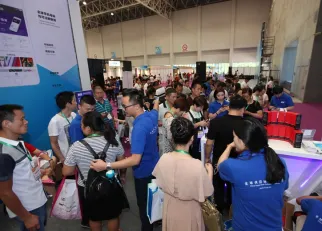 柯桥窗帘墙布展现场图片1