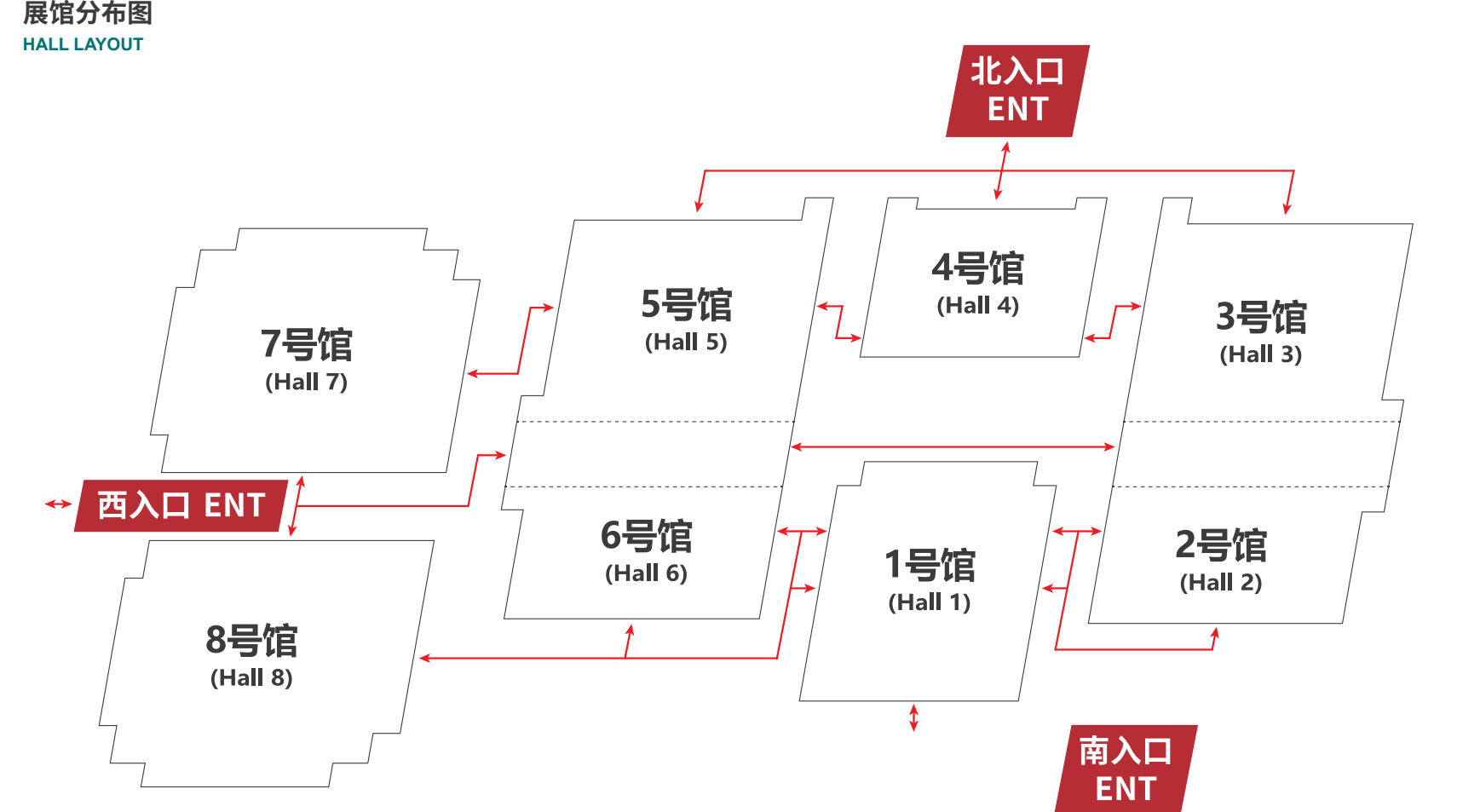 宁波汽配展展馆平面图