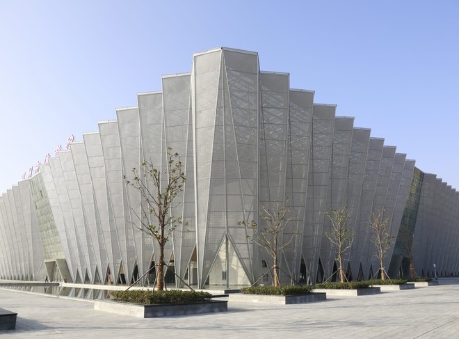 安徽亳州市体育馆实拍图