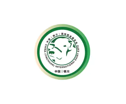 银川奶业展logo