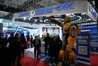 南京电动车展现场图片2