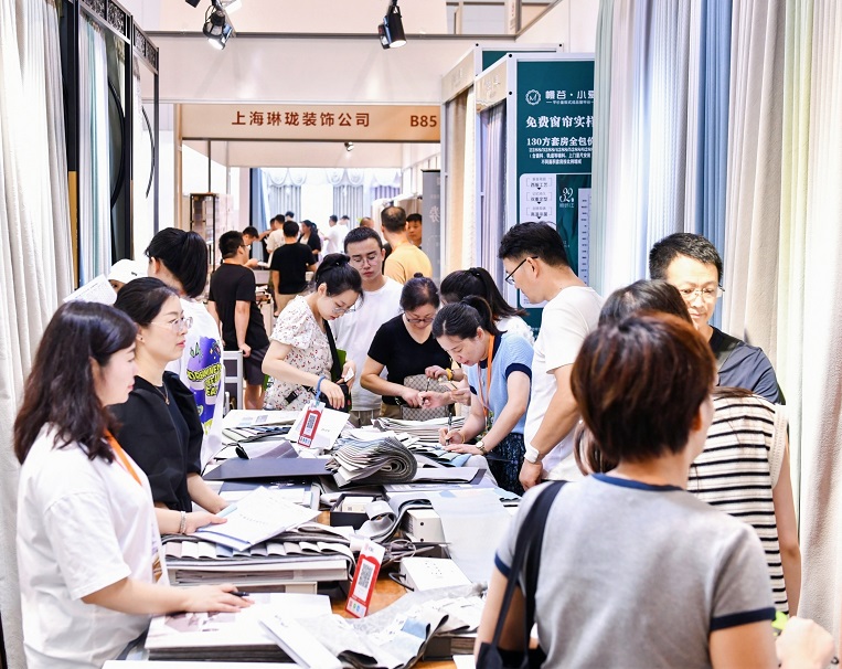 柯橋窗簾展展會(huì)現(xiàn)場(現(xiàn)場盛況)7